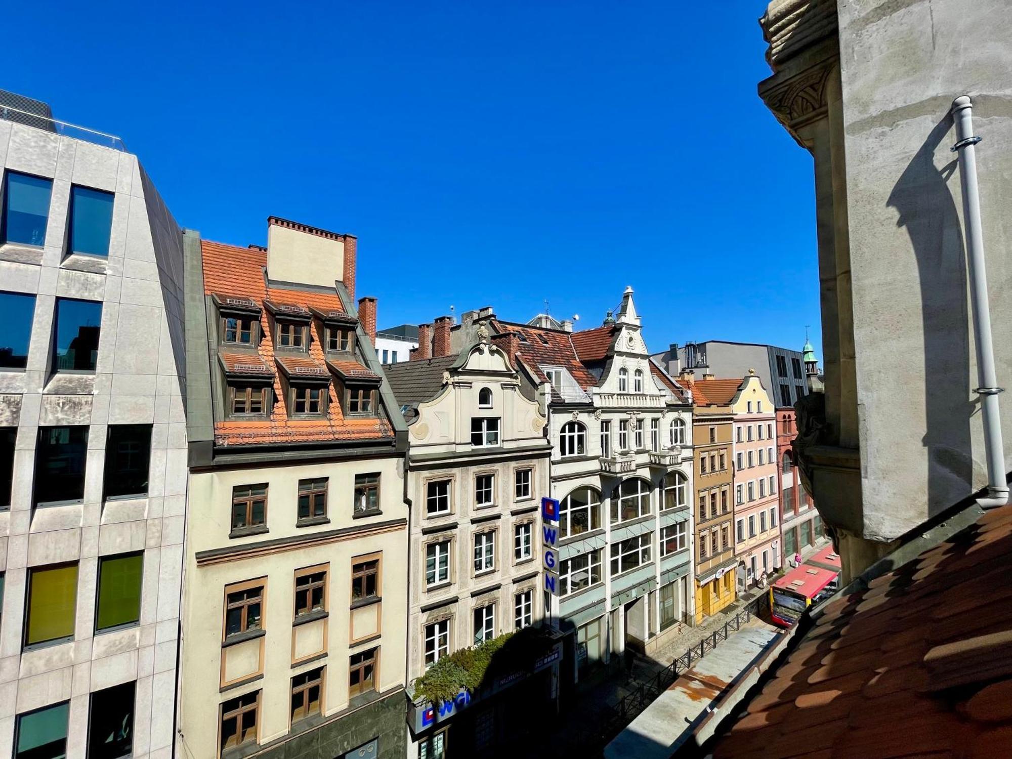 93 M2 Rynek Kino Na Dachu Self Check-In Lägenhet Wrocław Exteriör bild